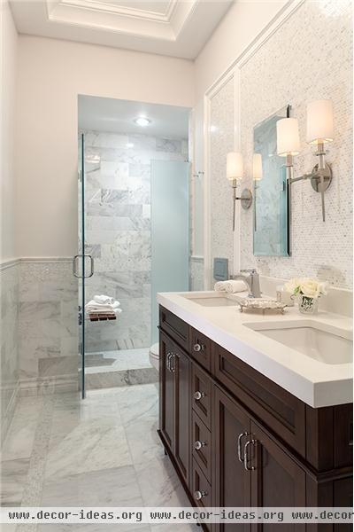 Classic Contemporary Bathroom by Scott Hirshson