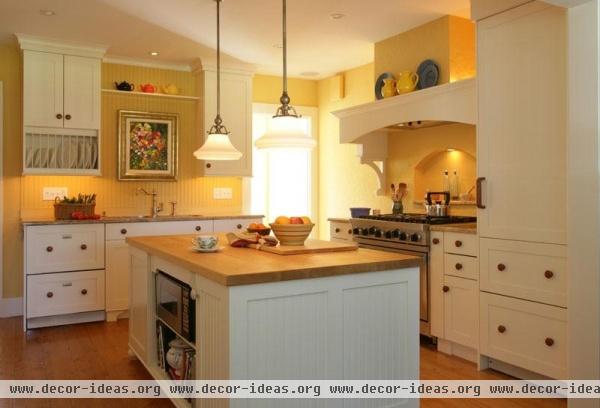 Light Country/Rustic Kitchen by Wendy Johnson