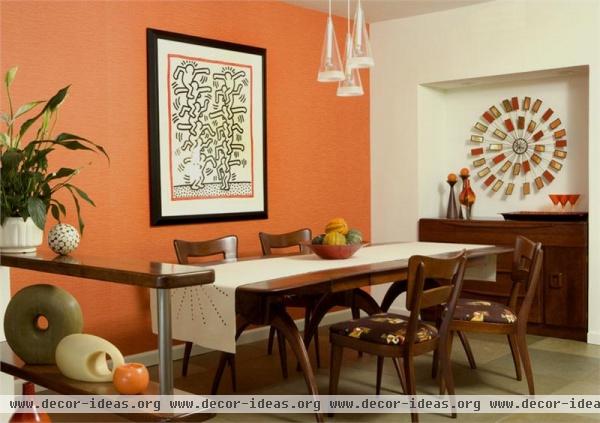 Casual Contemporary Dining Room by Linda Allen