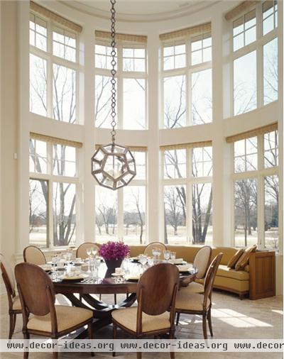 Stately Contemporary Dining Room by Gary Lee