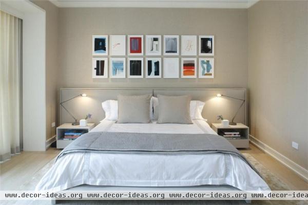 Light Contemporary Bedroom by Jessica Lagrange