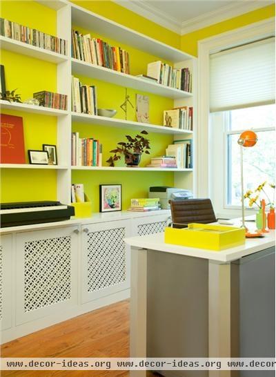 Sunny Contemporary Home Office by Elizabeth Aurandt