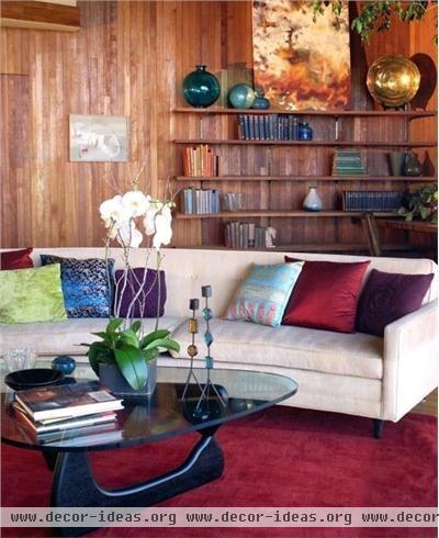 Casual Contemporary Living Room by Kimberly Rider