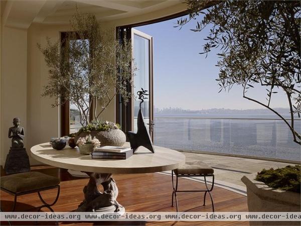 Airy Transitional Living Room by Suzanne Tucker