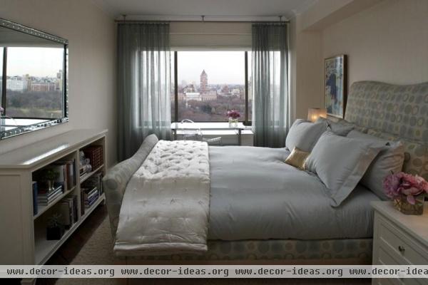 Classic Contemporary Bedroom by Evelyn Benatar