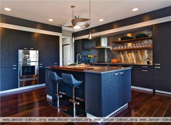 Dramatic Contemporary Kitchen by Tricia Bayer