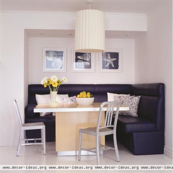 Light Contemporary Dining Room by Deborah Wecselman