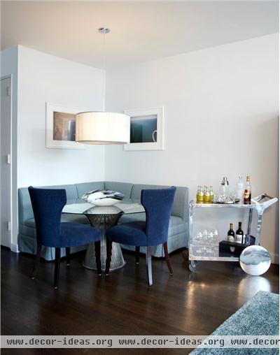 Open Contemporary Dining Room by Amanda Moore