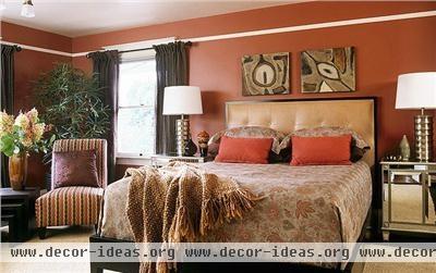 Homey Transitional Bedroom by Garrison Hullinger