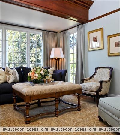 Classic Traditional Living Room by Garrison Hullinger