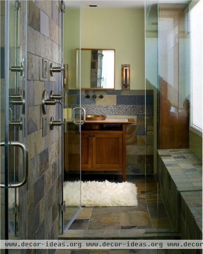 Elegant Contemporary Bathroom by Tracy Murdock