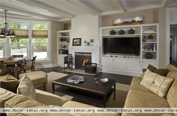 Homey Contemporary Living Room by Susan Fredman