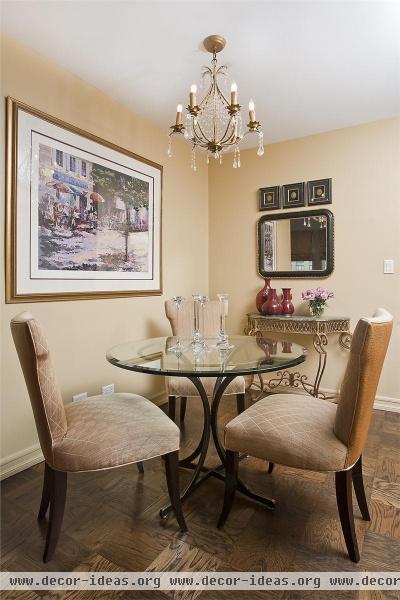 Elegant Transitional Dining Room by Ruth Kintzer