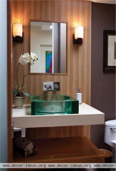 Casual Contemporary Bathroom by John Mills Davies