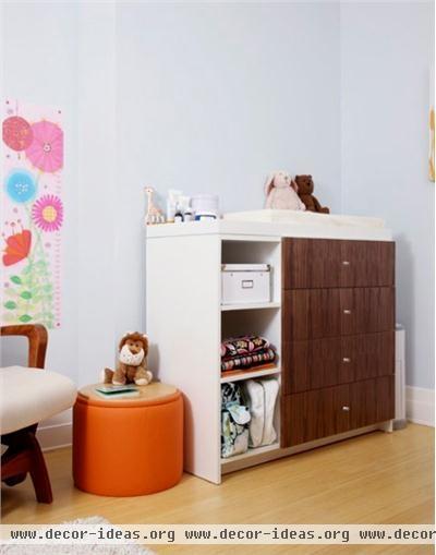 Light Contemporary Kid's Room by Amanda Moore