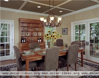 Light Traditional Dining Room by Amy  Conner-Murphy