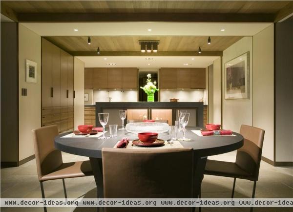 Elegant Contemporary Dining Room by Garret Werner