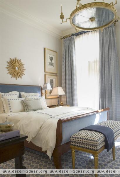 Light Traditional Bedroom by Suzanne Tucker