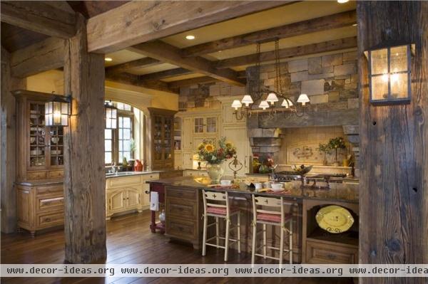 Homey Country/Rustic Kitchen by Jerry Locati