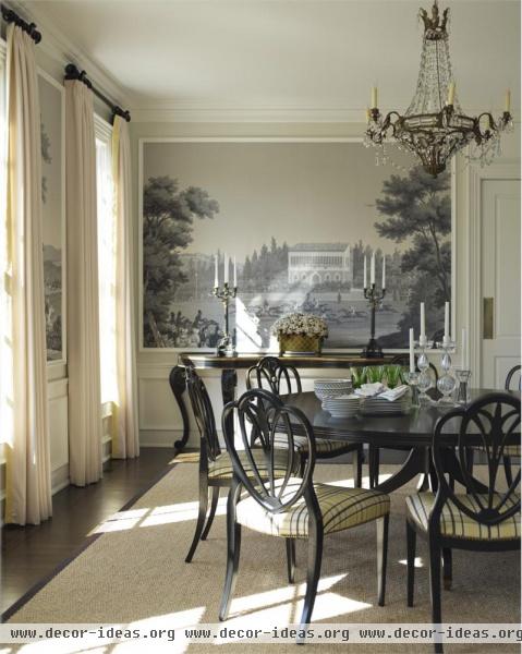 Formal Traditional Dining Room by Gideon Mendelson