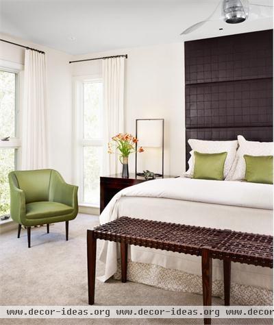 Relaxing Transitional Bedroom by Emily Summers