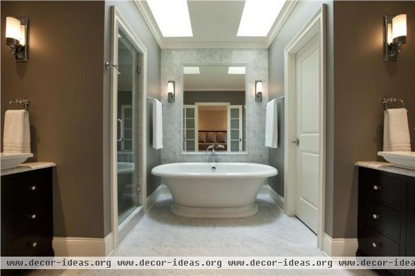 Classic Transitional Bathroom by Michael Abrams