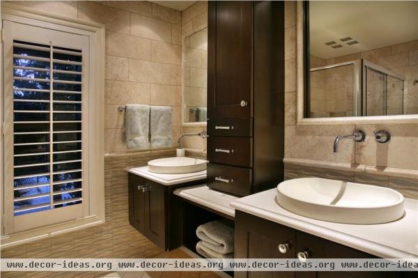 Classic Transitional Bathroom by Michael Abrams