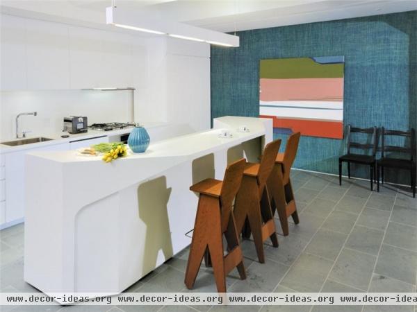 Open Contemporary Kitchen by Laura Kirar