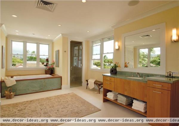 Sunny Contemporary Bathroom by Tiare Cowan, Allied ASID