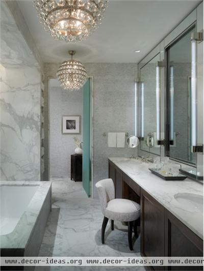 Elegant Contemporary Bathroom by Gary Lee