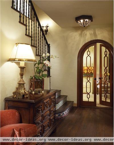 Elegant Country/Rustic Foyer by Jamie Herzlinger