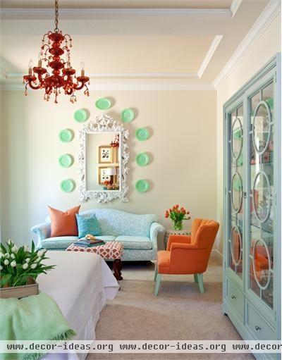 Light Transitional Bedroom by Tobi Fairley