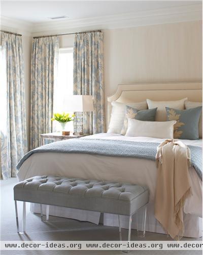 Elegant Transitional Bedroom by Lauren Muse