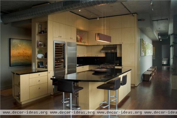 Open Contemporary Kitchen by Mark Cravotta