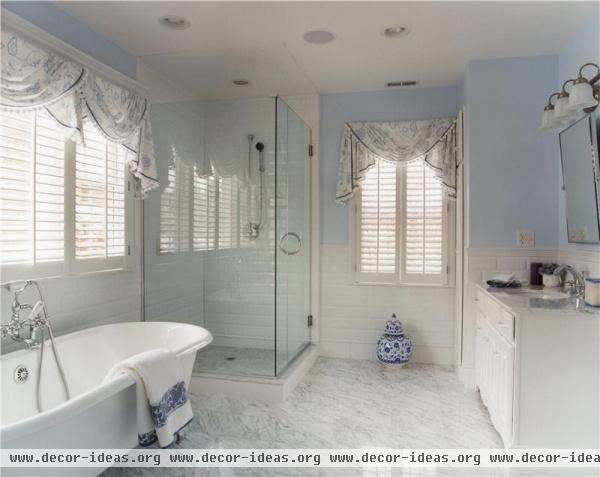 Light Traditional Bathroom by Sue Adams