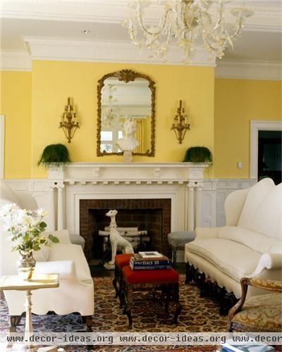 Elegant Traditional Living Room by Jody  Trail