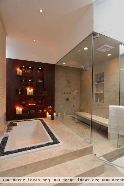 Relaxing Contemporary Bathroom by Christopher Grubb