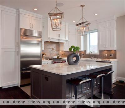 Light Traditional Kitchen by Michael Abrams