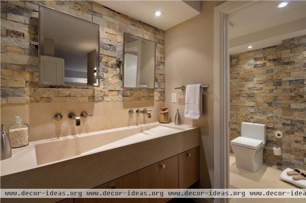 Elegant Contemporary Bathroom by Victoria Shaw