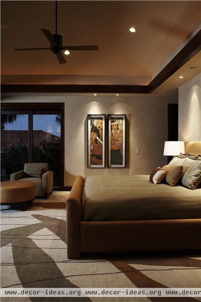 Relaxing Contemporary Bedroom by Gina Willman