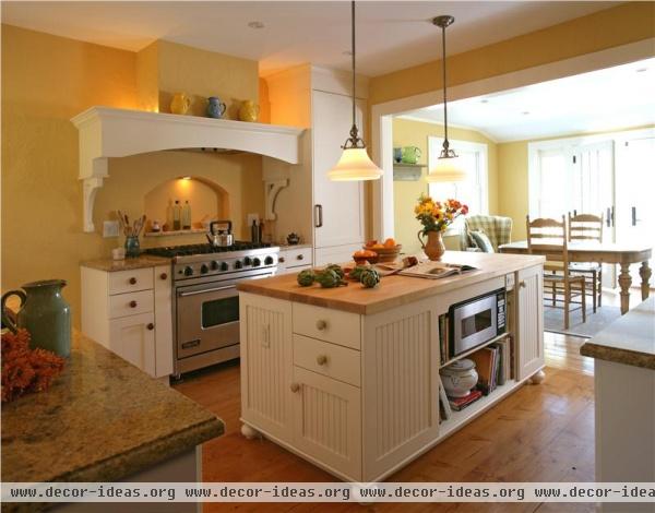 Light Country/Rustic Kitchen by Wendy Johnson