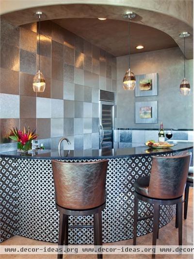 Dramatic Contemporary Bar by Lori Carroll