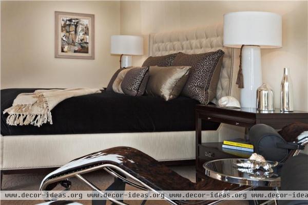 Elegant Contemporary Bedroom by Jacquelyn Armour