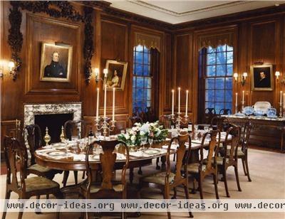 Formal Traditional Dining Room by Barbara Eberlein