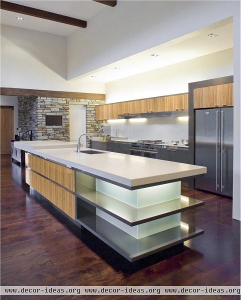 Stately Contemporary Kitchen by Mal Corboy