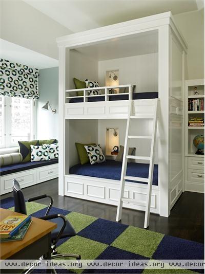 Open Contemporary Kid's Room by Michael Abrams