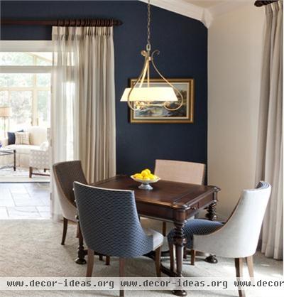 Cozy Traditional Dining Room by Starr Miller