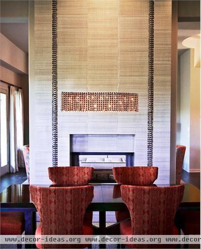 Elegant Contemporary Dining Room by Allison Jaffe