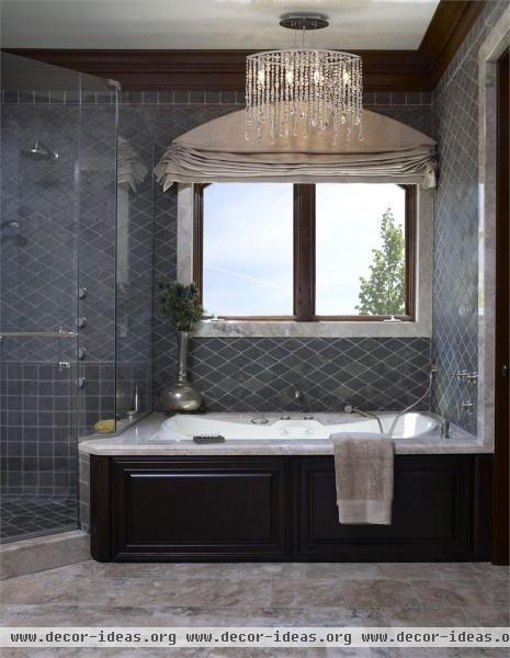 Elegant Traditional Bathroom by Sarah Barnard