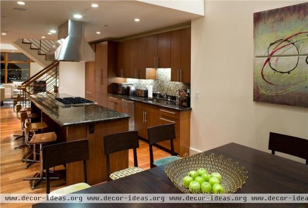 Open Contemporary Kitchen by Kimball Starr